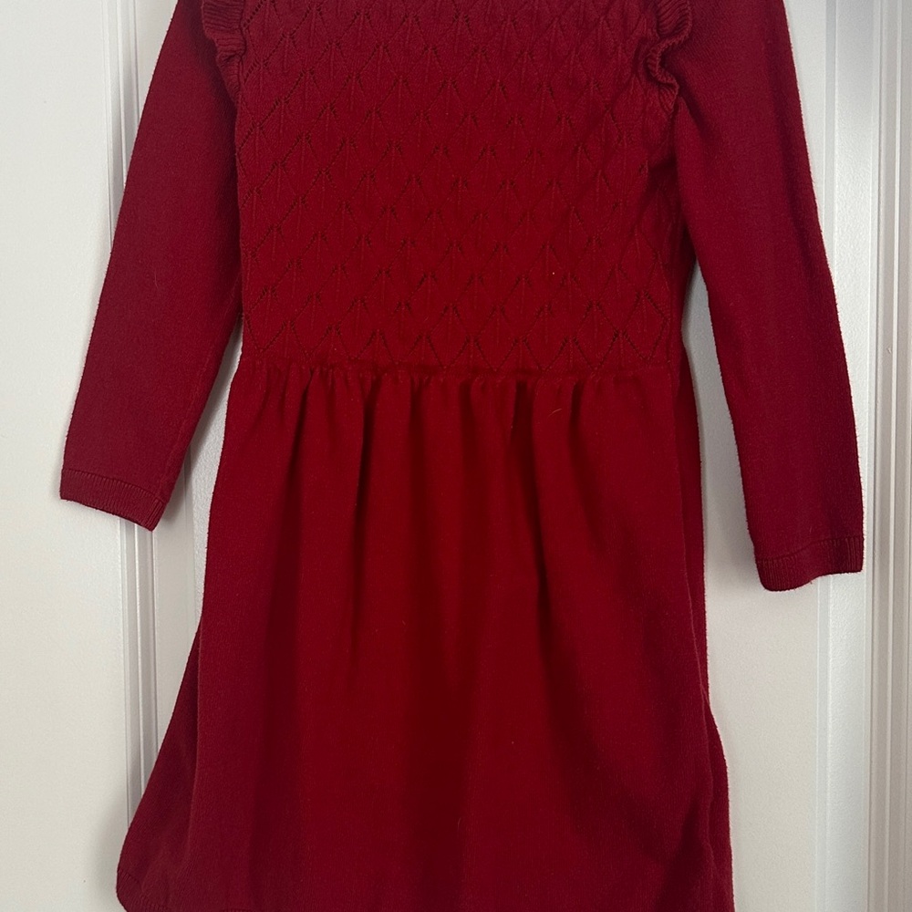 Elegant Red Kids Dress